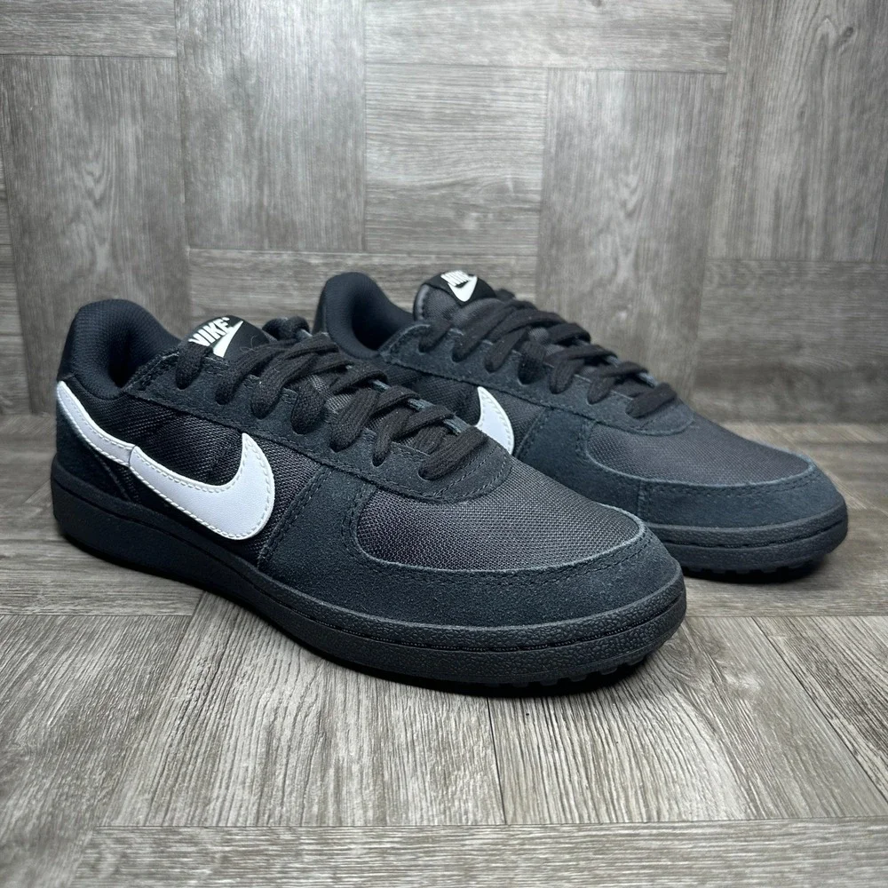 Nike Field General 82 Sneakers Women 8 Black Suede Classic NEW IF0465-001